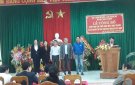 Lễ công bố các chức danh Mặt trận Tổ quốc và các đoàn thể Thị trấn Kim Tân sau sáp nhập