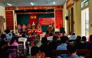 Đảng ủy thị trấn Kim Tân: hội nghị sơ kết công tác 6 tháng đầu năm, triển khai nhiệm vụ 6 tháng cuối năm 2021
