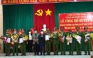 Lễ công bố quyết định bố trí tổ chức công an chính quy tại thị trấn Kim Tân
