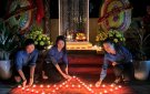 Đoàn thanh niên thị trấn kim Tân: Tổ chức Lễ  “Lễ thắp nến tri ân - Nghĩa tình tháng 7” 